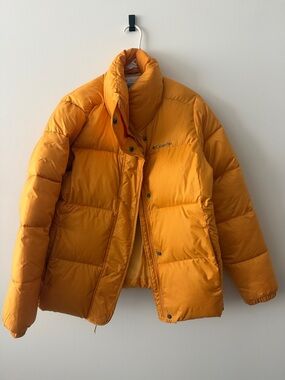 Columbia Golden Yellow Quilted Puffer Jacket